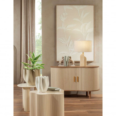 L'Oca Nera - Neo Classic - Quadro moderno floreale stucco su tela di lino con cornice 80x120 - SKU: 1Q292