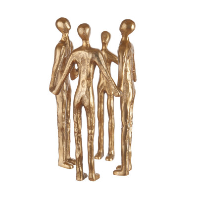 L'Oca Nera - Fashion - Scutura da tavolo in allumino girotondo - Colore: Oro - SKU: 1L154