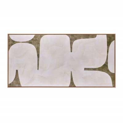 L'Oca Nera - Neo Classic - Stampa su tela astratta moderna con cornice 140x70 - SKU: 1Q276