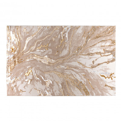 L'Oca Nera - Fashion - Tappeto in tessuto con decoro a rilievo 160x230 - Colore: Beige - SKU: 1H167