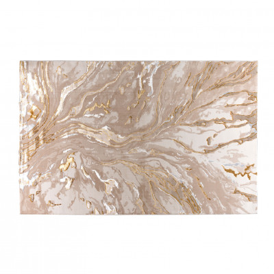L'Oca Nera - Fashion - Tappeto in tessuto con decoro a rilievo 190x290 - Colore: Beige - SKU: 1H168