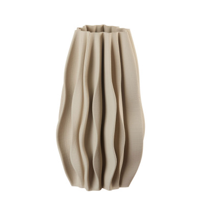 L'Oca Nera - Neo Classic - Vaso alto da interni in porcellana dal design moderno - Colore: Marrone Chiaro - SKU: 1M364