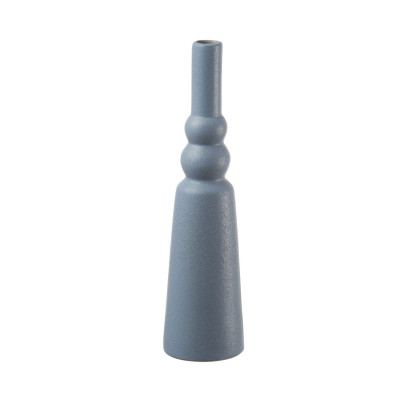 L'Oca Nera - Urban - Vaso in porcellana da arredo a forma di bottiglia - Colore: Blu Navy - SKU: 1M250