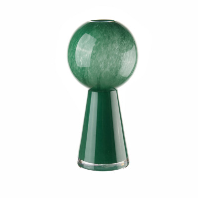 L'Oca Nera - Fashion - Vaso in vetro alto dal design moderno - Colore: Verde - SKU: 1M283