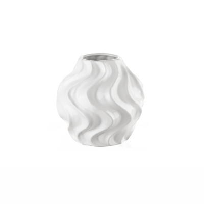 L'Oca Nera - Orizzonti - Vasoi in ceramica alto con forme ondulate - Colore: Bianco - SKU: 1M298