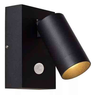 Lucide - Taylor - Applique da esterno in alluminio diffusore orientabile e sensore di movimento - 1 Lampadina GU10 50W - 54 - SKU: 09831/01/