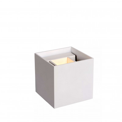 Lucide - Xio - Applique da parete a LED dimmerabile struttura in alluminio moderna verniciata - Colore: Bianco - 1 Lampadina - G9 - 4W - Lumen 350 - Gradi Kelvin 3000k Luce Calda - IP20 - SKU: 09217/04/31