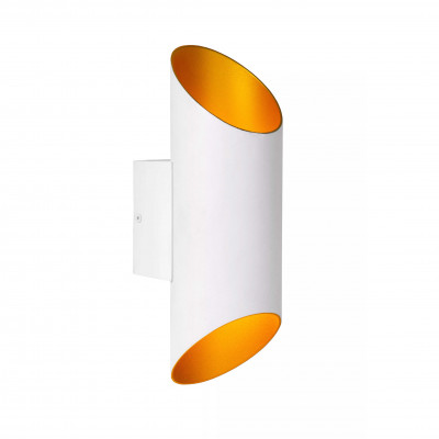 Lucide - Quirijn - Applique da parete con struttura tubolare in metallo dal design moderno - Colore: Bianco - 1 Lampadina - G9 - 40W - IP20 - SKU: 09233/01/31