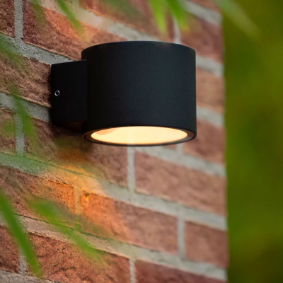 Lucide - Oxford - Applique da parete da esterno con struttura in alluminio dal design moderno - Colore: Nero - 1 Lampadina G9 5W - IP54 - SKU: 28803/01/30