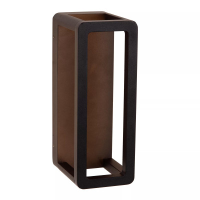Lucide - Narvik - Applique da parete in alluminio per esterni a LED - Colore: Nero - 1 Lampadina Led Integrato 9W - Lumen 255 - Gradi Kelvin 3000k Luce Calda - IP65 - SKU: 15809/09/30