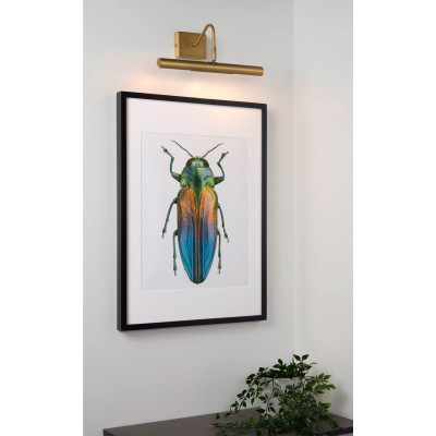Lucide - Vinz - Applique da parete per quadri con struttura in metallo dal design moderno - 2 Lampadine G9 28W - IP20 - SKU: 45299/02/