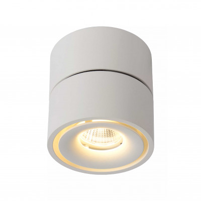 Lucide - Yumiko - Faretto a LED con struttura tubolare in alluminio orientabile dal design moderno - Colore: Bianco - 1 Lampadina - Led Integrato - 10W - Lumen 480 - Gradi Kelvin 3000k Luce Calda - 20 - SKU: 35911/08/31