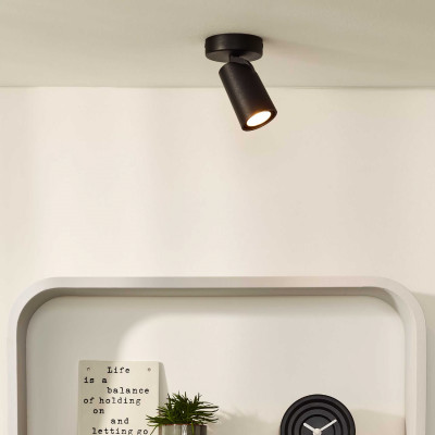 Lucide - Xyrus - Faretto a LED dimmerabile con struttura moderna orientabile in alluminio - 1 Lampadina GU10 5W - Lumen 320 - Gradi Kelvin 3000k Luce Calda - 20 - SKU: 23954/06/