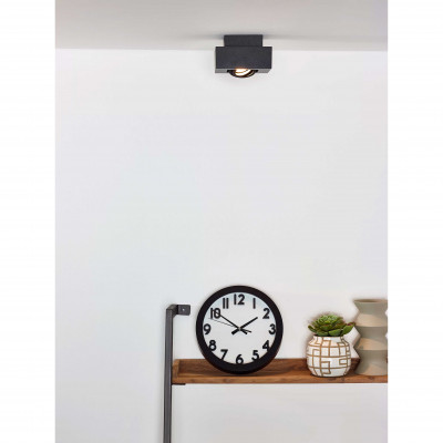 Lucide - Xirax - Faretto a LED quadrato con struttura in alluminio verniciata dal design moderno - 1 Lampadina GU10 5W - Lumen 320 - Gradi Kelvin 3000k Luce Calda - IP20 - SKU: 09119/06/