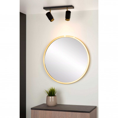 Lucide - Floris - Faretto con doppio diffusore orientabile in alluminio dal design elegante - 2 Lampadine GU10 40W - 20 - SKU: 35913/02/