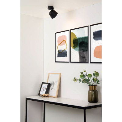 Lucide - Trigono - Faretto da soffitto in metallo con diffusore orientabile dal design moderno - 1 Lampadina GU10 50W - IP20 - SKU: 09935/01/
