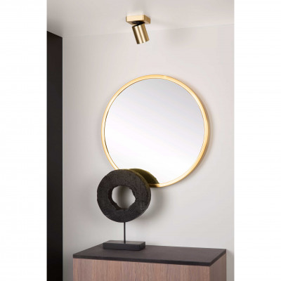 Lucide - Nigel - Faretto in alluminio LED integrato orientabile e dimmerabile dal design moderno - 1 Lampadina GU10 5W - Lumen 320 - Gradi Kelvin 3000k Luce Calda - IP20 - SKU: 09929/05/