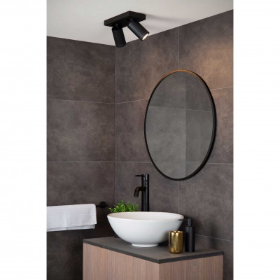 Lucide - Taylor - Faretto moderno in alluminio LED dimmerabile con doppio diffusore orientabile - 2 Lampadine GU10 5W - Lumen 320 x2 - Gradi Kelvin 3000k Luce Calda - 44 - SKU: 09930/10/