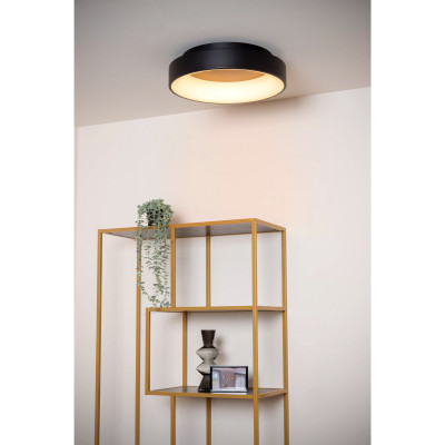 Lucide - Mirage - Lampada a soffitto piccola in metallo con led dimmerabile dal design moderno - 1 Lampadina Led Integrato 33W - Lumen 1400 - Gradi Kelvin 2700k Luce Calda - IP20 - SKU: 36114/27/
