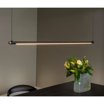 Lucide - Marnik - Lampada a sospensione a led dimmerabile dal design moderno - Colore: Nero - 1 Lampadina Led Integrato 22W - Lumen 750 - Gradi Kelvin 2700k Luce Calda - IP20 - SKU: 41405/24/30