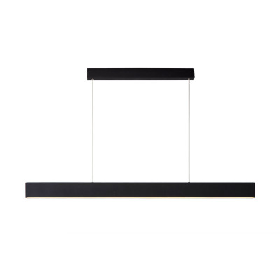 Lucide Raya LED Lampada a sospensione a LED lineare con struttura in metallo dal design moderno Colore: Nero