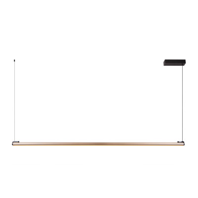 Lucide - Braga - Lampada a sospensione con LED dimmerabile e struttura in alluminio moderna - Colore: Marrone - 1 Lampadina Led Integrato 36W - Lumen 2450 - Gradi Kelvin 2700k Luce Calda - IP20 - SKU: 23472/36/96
