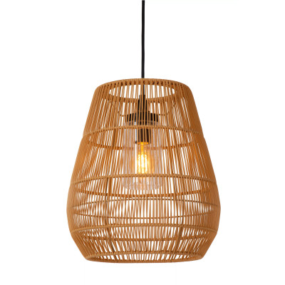 Lucide Nerida Lampada a sospensione da esterno dallo stile rustico e moderno Colore: Marrone