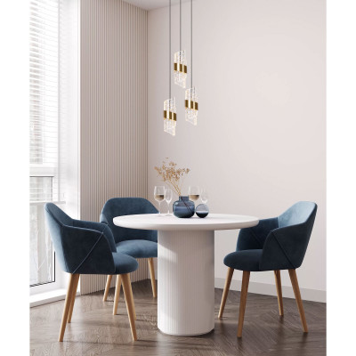 Lucide - Kligande - Lampada a sospensione moderna a LED con tre diffusori in acrilico - 3 Lampadine Led Integrato 8W - Lumen 600 - Gradi Kelvin 2700k Luce Calda - IP20 - SKU: 13496/21/