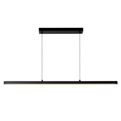 Lucide - Sigma - Lampada a sospensione moderna piccola in alluminio a LED lineare dimmerabile - Colore: Nero - 1 Lampadina - Led Integrato - 30W - Lumen 1711 - Gradi Kelvin 2700k Luce Calda - IP20 - SKU: 23463/30/30