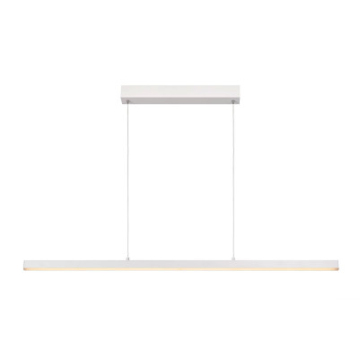Lucide - Sigma - Lampada a sospensione moderna piccola in alluminio a LED lineare dimmerabile - Colore: Bianco - 1 Lampadina - Led Integrato - 30W - Lumen 1711 - Gradi Kelvin 2700k Luce Calda - IP20 - SKU: 23463/30/31