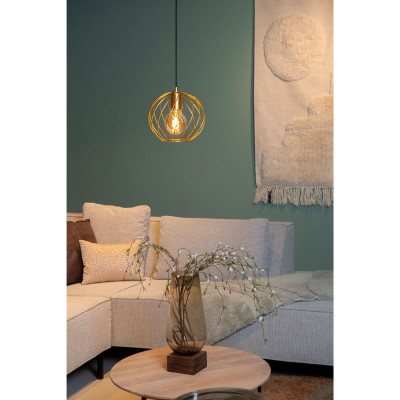 Lucide - Danza - Lampada a sospensione piccola con diffusore in metallo dal design moderno - 1 Lampadina E27 40W - IP20 - SKU: 21428/25/
