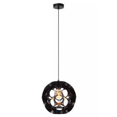 Lucide - Hannelore - Lampada a sospensione piccola con struttura e diffusore in metallo - 1 Lampadina E27 100W - IP20 - SKU: 10423/30/