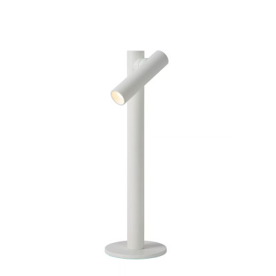 Lucide Antrim Lampione da giaridno a led ricaricabile in alluminio dal design moderno Colore: Bianco