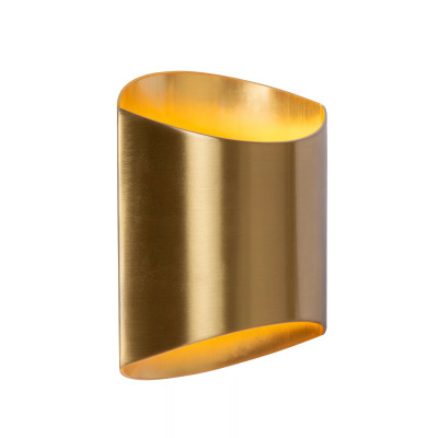 Lucide - Diletta - Lampada da parete in alluminio dal design moderno ed elegante - Colore: Oro - 1 Lampadina - G9 - 40W - IP20 - SKU: 09240/01/02