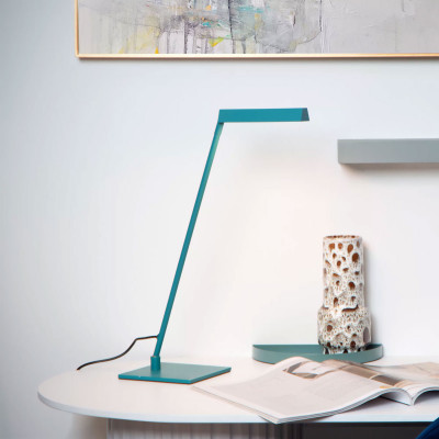  Lucide - Lavale - Lampada da scrivania con diffusore a LED dimmerabile e orientabile - 1 Lampadina Led Integrato 3W - Lumen 130 - Gradi Kelvin 2700k Luce Calda - IP20 - SKU: 44501/03/ 