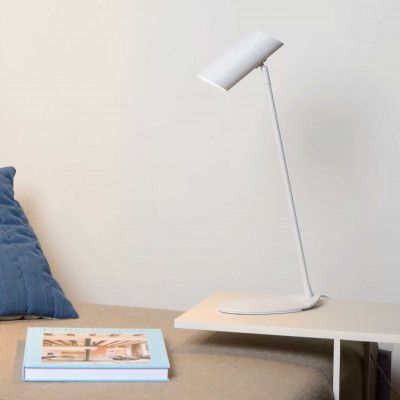  Lucide - Hester - Lampada da scrivania in metallo e diffusore orientabile dal design moderno - 1 Lampadina GU10 7W - 20 - SKU: 19600/01/ 