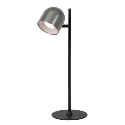 Lucide - Skanska - Lampada da scrivania ricaricabile per interni/esterni con LED dimmerabile - Colore: Grigio - 1 Lampadina - Led Integrato - 3W - Lumen 350 - Gradi Kelvin 3000k Luce Calda - IP44 - SKU: 03649/03/15