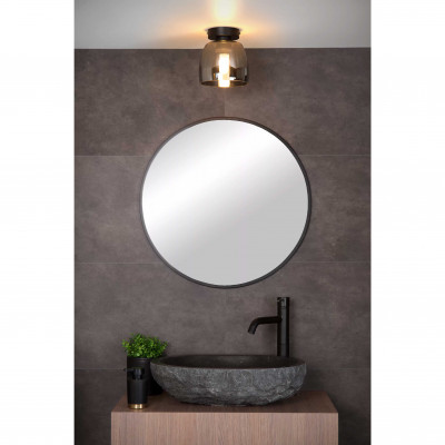 Lucide - Tyler - Lampada da soffitto con struttura a campana in metallo e diffusore in vetro - 1 Lampadina G9 33W - IP20 - SKU: 30164/01/