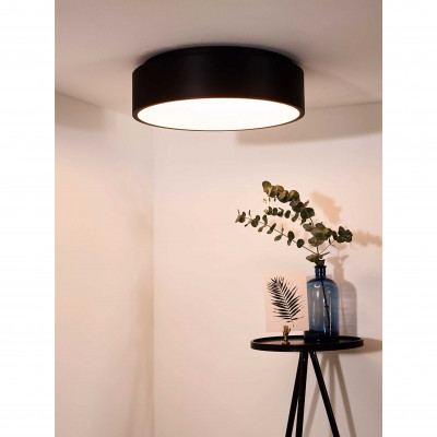 Lucide - Talowe LED - Lampada da soffitto media rotonda con diffusore a LED integrato e dimmerabile - 1 Lampadina Led Integrato 30W - Lumen 1550 - Gradi Kelvin 3000k Luce Calda - 20 - SKU: 46100/32/
