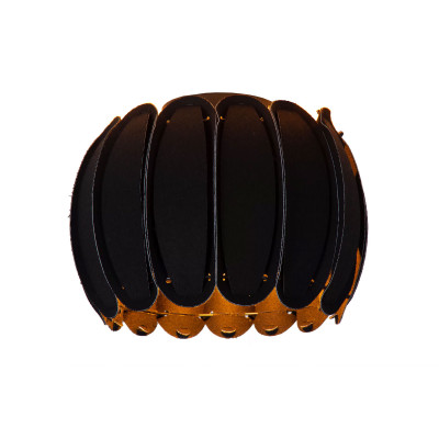 Lucide - Spencer - Lampada da soffitto struttura in metallo e paralume in feltro - Colore: Nero - 1 Lampadina - E27 - 40W - IP20 - SKU: 34145/30/30