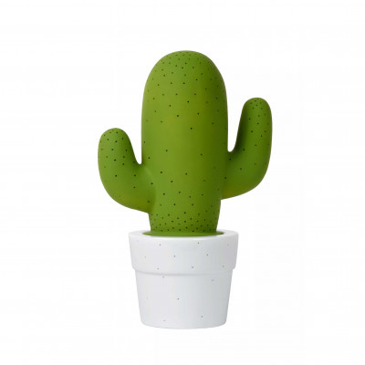  Lucide - Cactus! - Lampada da tavolo a forma di cactus con struttura in ceramica dal design moderno - 1 Lampadina E14 40W - IP20 - SKU: 13513/01/ 