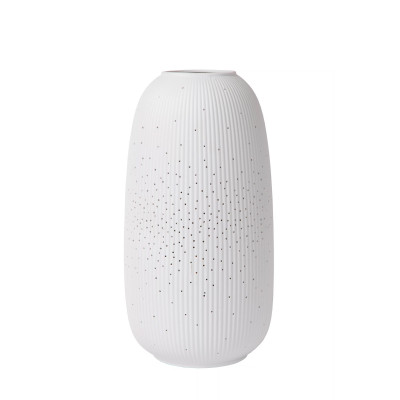  Lucide - Flores - Lampada da tavolo in porcellana dal design moderno ed elegante - Colore: Bianco - 1 Lampadina E14 25W - IP20 - SKU: 13541/18/31 