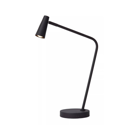  Lucide - Stirling - Lampada da tavolo ricaricabile a LED dimmerabile dal design moderno - 1 Lampadina Led Integrato 3W - Lumen 230 - Gradi Kelvin 2700k Luce Calda - IP20 - SKU: 36620/03/ 