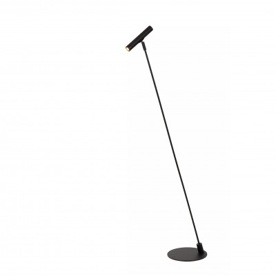 Lucide - Alec - Lampada da terra a LED con anelli intercambiabili inclusi - Colore: Nero - 1 Lampadina Led Integrato 3W - Lumen 260 - Gradi Kelvin 2700k Luce Calda - IP20 - SKU: 03746/03/30