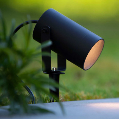 Lucide - Taylor - Lampada da terra da giardino con struttura moderna in alluminio verniciato - 1 Lampadina GU10 50W - 65 - SKU: 09832/01/