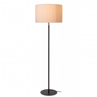 Lucide - Fold - Lampada da terra moderna in metallo con diffusore in tessuto - Colore: Nero - 1 Lampadina E27 60W - IP20 - SKU: 21739/81/31