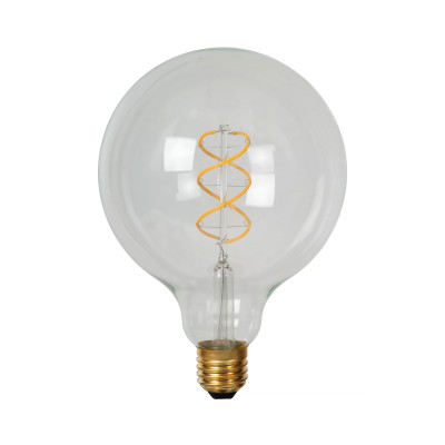 Lucide - Lampadina a filamento - Ø 12,5 cm - LED Dim. - E27 - 1x4,9W 2700K - 1 Lampadina E27 5W - Lumen 450 - Gradi Kelvin 2700k Luce Calda - IP20 - SKU: 49033/05/60
