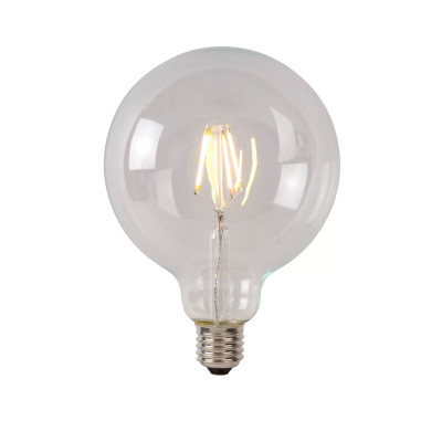 Lucide - Lampadina a filamento - Ø 12,5 cm - LED - E27 - 1x7W 2700K - 1 Lampadina E27 7W - Lumen 1480 - Gradi Kelvin 2700k Luce Calda - IP20 - SKU: 49083/07/60