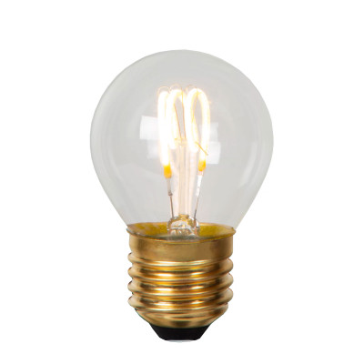 Lucide - Lampadina a filamento - Ø 4,5 cm - LED Dim. - E27 - 1x3W 2700K - 1 Lampadina E27 3W - Lumen 210 - Gradi Kelvin 2700k Luce Calda - IP20 - SKU: 49045/03/60