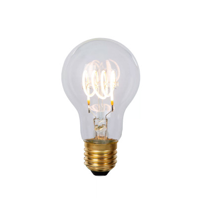 Lucide - Lampadina a filamento - Ø 6 cm - LED Dim. - E27 - 1x4,9W 2700K - 1 Lampadina E27 5W - Lumen 450 - Gradi Kelvin 2700k Luce Calda - IP20 - SKU: 49042/05/60